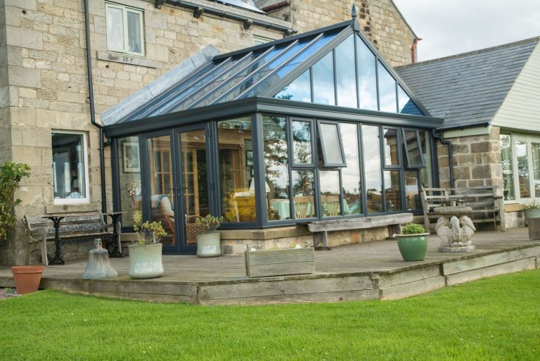 Gable End Glass Conservatory Roofs Cornwall