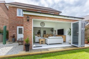 Solid Roofed Extension with Bifolds Holsworthy