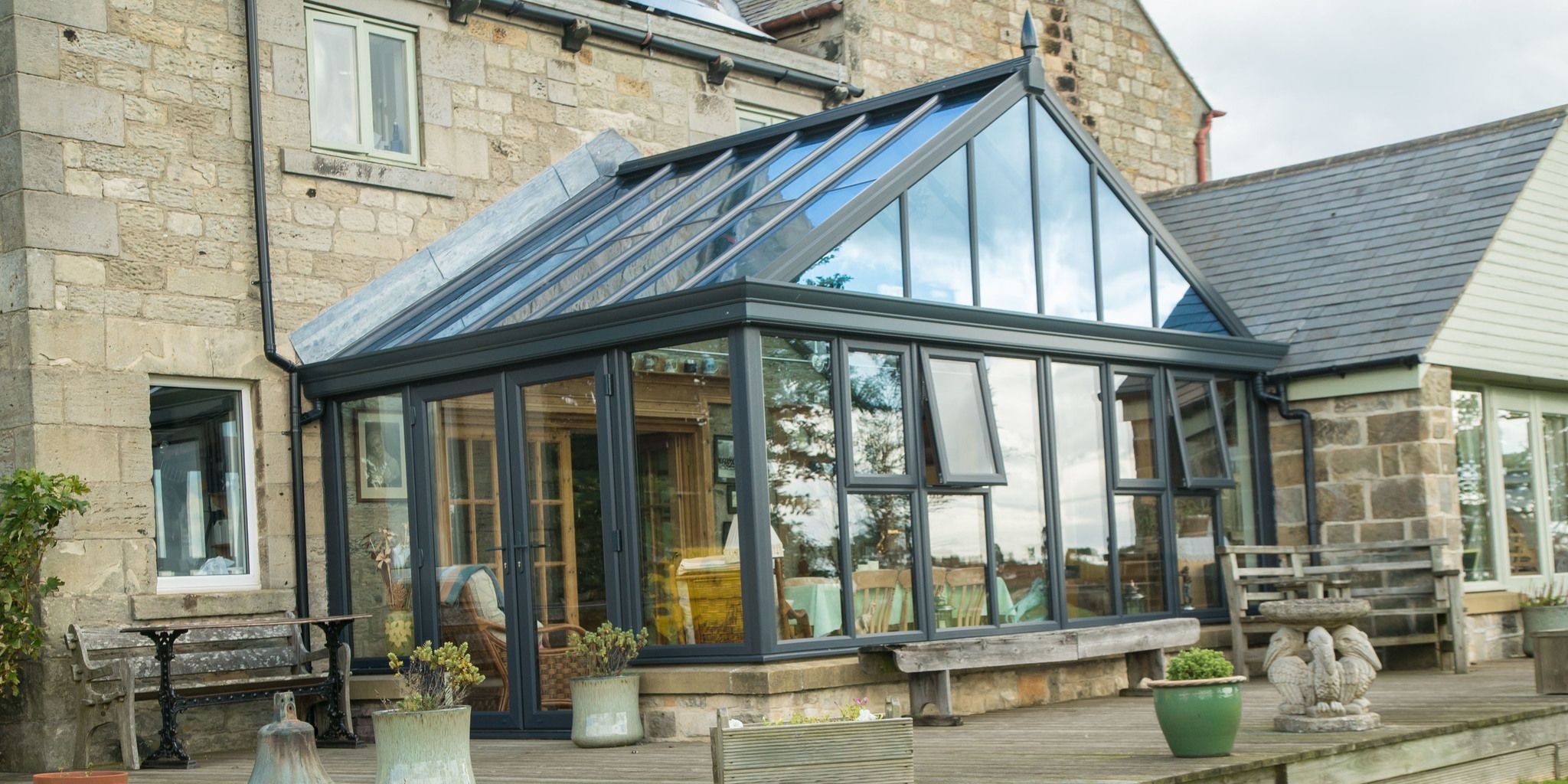 Glazed Conservatory Roof in Devon