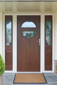 Secure and energy-efficient composite entrance door