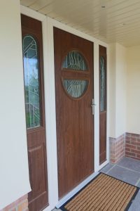 Bespoke composite door designed for a family home