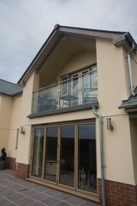 Professionally installed aluminium bifold doors for a modern home