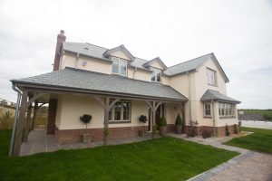 Stylish replacement windows and doors for a family home