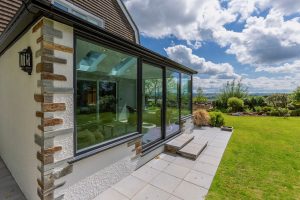 Modern warm roof extension Cornwall