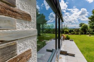 Insulated warm roof extension in Cornwall