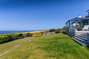 New patio and balustrade installation in Tintagel